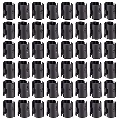 Wire Shelf Clips74-Packs Shelving Lock Clips For 1  Post- Black  • $13.77