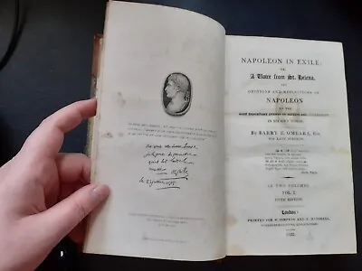 Napoleon In Exile Or A Voice From St Helena By Barry E O'Meara Vol 1 1822 Blair • £50