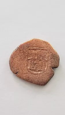 NICE 1600'S Cob Coin REAL Spanish Colonial Pirate Era Treasure Maravedi #457 • $4.99