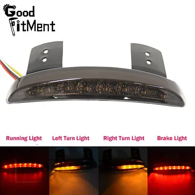 Motorcycle Fender Edge LED Brake Tail Light With Turn Signals For Harley Touring • $17.12