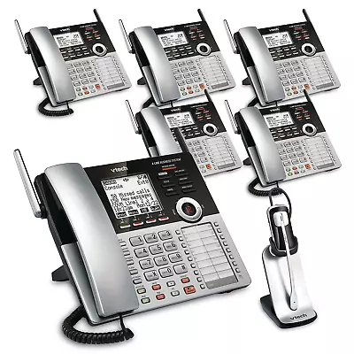 VTech CM18445 4-Line Small Business Office Phone System 5-In-1 Bundle W Headset • $629.99