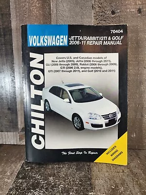 Chilton (70404) For Volkswagen Jetta/Rabbit/GTI/Golf 06-11 Repair Manual  • $20