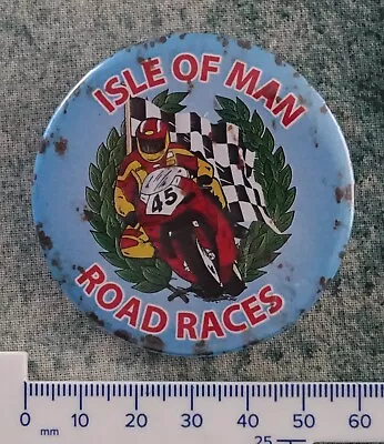 Vintage TT Isle Of Man IOM Motorcycle Bike Racing Enamel Badge Bottle Opener • £2.99