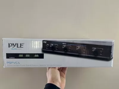 Pyle PSPVC4 4 Channel High Power Stereo Speaker Selector With Volume Control • $59.99