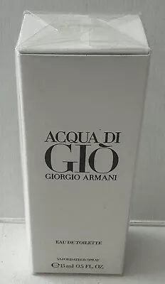 Acqua Di Gio Cologne By Giorgio Armani 0.5oz EDT Spray For Men In Sealed Box • $22.49