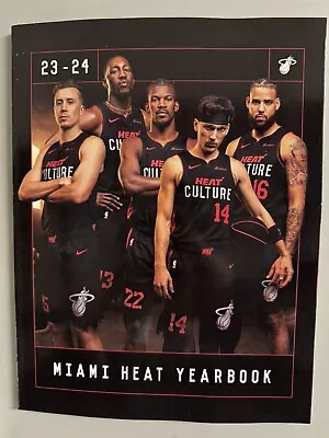2023-24 Miami Heat Official Team Yearbook • $27.99