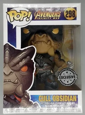 Funko POP #298 Cull Obsidian - Marvel Avengers Infinity War - Inc POP Protector • £18.74