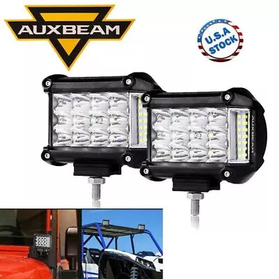 AUXBEAM 4  LED Work Light Bar Driving Fog Lamp For Club EZGO Yamaha Golf Cart • $42.99