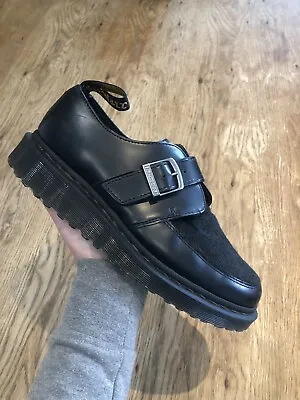 £97 • Buy Dr. Martens Ramsey Monk Blair Hair Quad Creepers