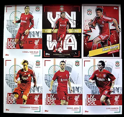 2023-24 Topps Liverpool Team Soccer Base 6 Lots-Xabi AlonsoFernando Torres • $1