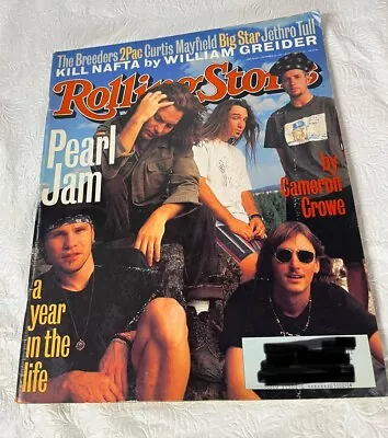 Pearl Jam October 1993 Rolling Stone Magazine #668 10/28/1993 • $8.99