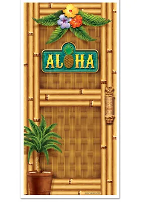 £7.25 • Buy Aloha Luau Hawaiian Tropical Beach Party Door Banner Wall Scene Decoration 