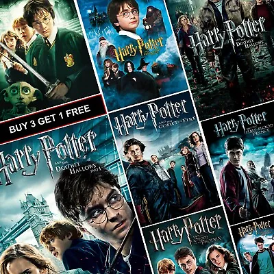 £3.49 • Buy Harry Potter Movie Posters Collection A4 A3 HD Prints Snape Voldemort Hogwarts