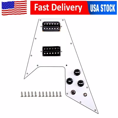 Anti-scratch Loaded Pickguard Alnico V  Humbucker Pickup For Flying V Guitar • $36.27