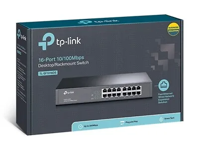 TP Link 16 Port 10/100Mbps Switch TL-SF1016DS Cheap & Best Price • £20