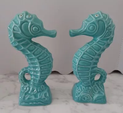 Seahorse Salt & Pepper Shakers- Turquoise • $19.99