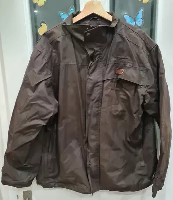 £49.99 • Buy Excellent Men's R.M WILLIAMS Brown Wax Jacket - Size LARGE - Waxed Oilskin Style