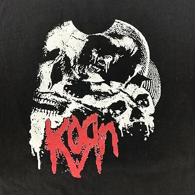 Vintage Korn Panther Skull T Shirt Double Sided Size XL RARE Metal • $149