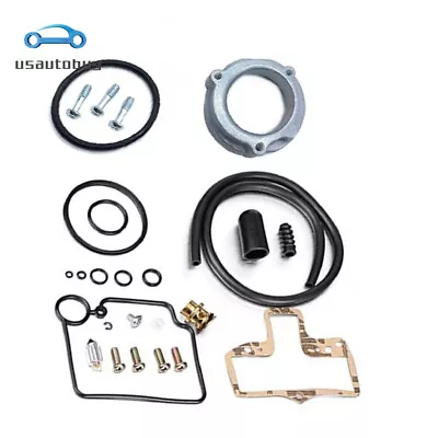 Air Cleaner Adapter & Carburetor Rebuild Kit For Mikuni Harley Davidson HSR42 • $20.99