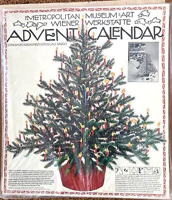 1985 NEW Sealed Metropolitan Museum Of Modern Art Advent Caledar With Ornaments • $80