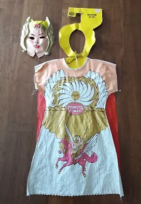 (DAMAGED) SHE-RA VINTAGE BEN COOPER HALLOWEEN COSTUME Plastic 80s Costume • $45