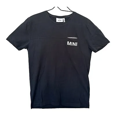 Mini Cooper Men’s Medium Spellout Mini Pocket Black T-Shirt • $15.75