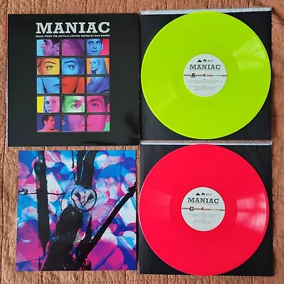 Maniac Netflix Soundtrack On Waxwork Exclusive Neon Yellow & Pink 2LP Vinyl • $117.99