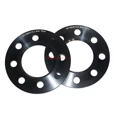 JJR 5mm Floating Wheel Spacers - 4 Stud Multi-Fit (4 X 110 & 4 X 114.3) • $37