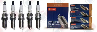 DENSO  U-GROOVE  Spark Plugs (Set Of 5) 2005-2010 For Volkswagen Jetta 2.5L L5 • $20.06