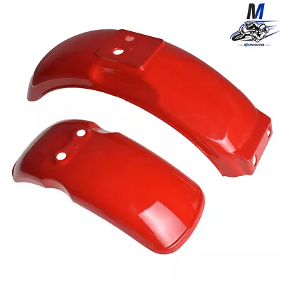 Red Plastic Fender Front & Rear Wheel For Honda Mini Trail Z50 Z50A Z50J Z50R • $32.19