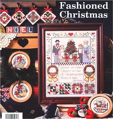 $4.99 • Buy Jeremiah Junction AN OLDE FASHIONED CHRISTMAS 4 Cross Stitch Charts/Leaflet OOP