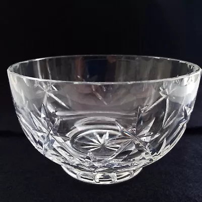 Edinburgh Small Crystal Bowl Dish Cut Glass Decorative Signed Width 4 1/2  • £5