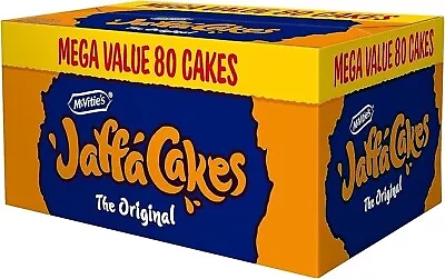 McVitie's Jaffa Cakes Original Mega Value Pack Biscuits 80 Pack Free Dispatch • £16.99