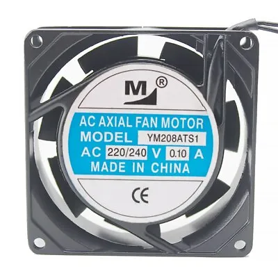 YM208ATS1 AC 220/240V 0.10A 8CM 8025 80X80X25MM Aluminum Frame Cooling Fan • $15.29