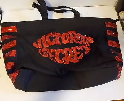 A Victoria's Secret Women's Sequined Tote/Shoulder/Shopping/Carryall/Beach Bag • $11.01