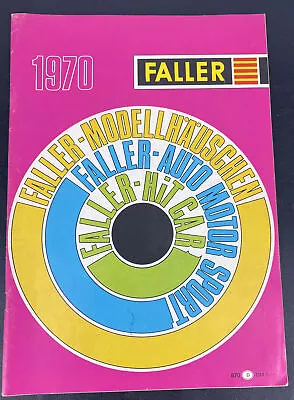 Vintage Faller Model Catalogue 1970 (German Language) Super Cool Slot Cars • £18.07