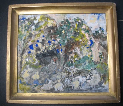 £125 • Buy Beautiful Magic Apple Tree With Shepherd Original Watercolour 2019 Samuel Palmer