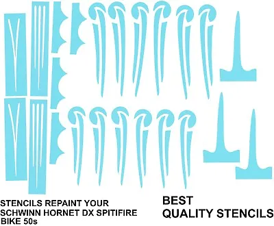 STENCILS REPAINT Your VINTAGE OLD SCHWINN HORNET DX SPITFIRE BICYCLE BIKE 50s • $19.99