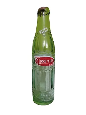 $5.18 • Buy Rare Vintage Antique Soda Pop Glass Bottle Cheerwine On All Occasions Good Taste