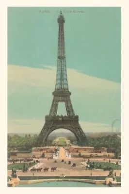 Vintage Journal Early View Of Eiffel Tower [Pocket Sized • $16.20