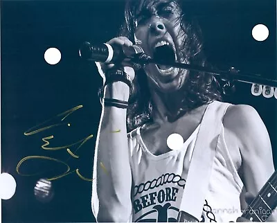 Pierce The Veil Signed Vic Fuentes Photo Reprint  Live Jaws Of Life Cd Lp • $14.99