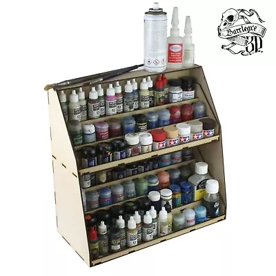 Battleaxe3D 7 Level Paint Station Hobby Stand 2 Styles – Miniature Wargame Model • £23.99