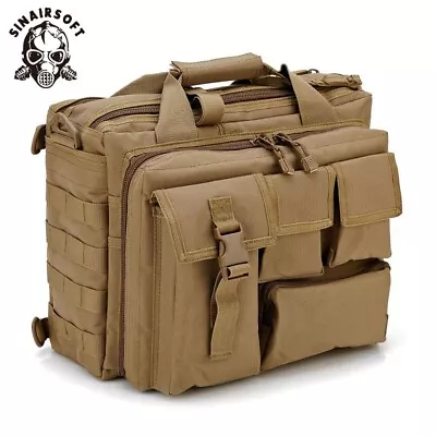 Tactical Men Messenger Shoulder Satchel Laptop Crossbody Bag Hand Tote Briefcase • $65.99