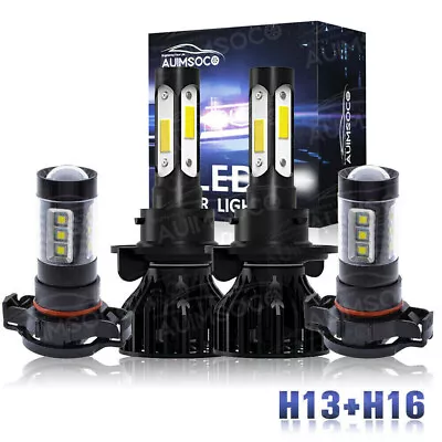 Led Headlights High Low Beam Fog Light For 2007-2012 Ford Mustang Bulbs Kit 4x • $49.99