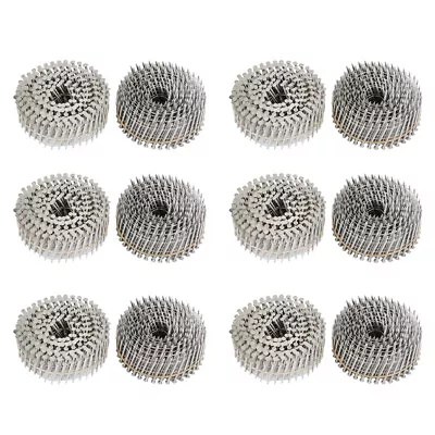 Siding Nail 2” × .09” 15 Degree 3600 Pcs Ring Shank Stainless Steel Wire Coil • $56.48