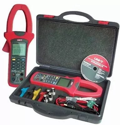 3-Phase 4-Wire True RMS Power & Power Factor Clamp Meter 600KW USB UT233 • $350.90