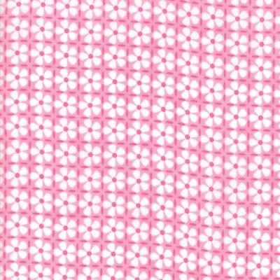 Confetti By Me & My Sister For Moda - Pink Flower Grid   # 22328-11 • $11.80