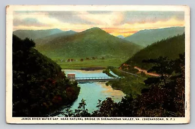 James River Water Gap Near Natural Bridge Shenandoah Valley Virginia P754 • $4.79