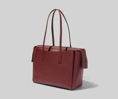 MARC JACOBS The Protege Leather Tote Color: Cabernet Red /Gold NEW • $129.99