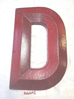 *Rare*Red 16.75 Inch Vintage Movie Marquee Theater Letter Plastic Sign *D* • $18.04